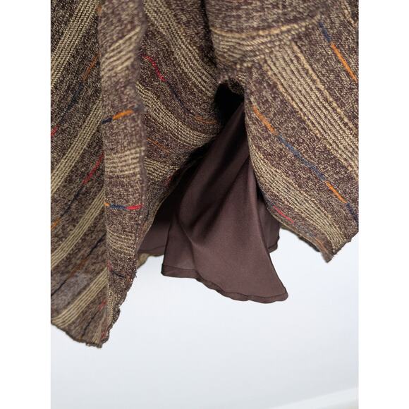 Christopher & banks brown skirt Academia Modest Sz L Length 36 "Waist 33-36" - Picture 3 of 10